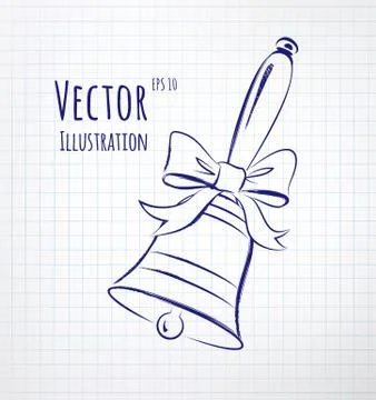 School bell Stock Illustration