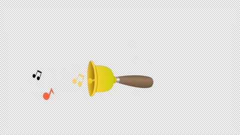 School Bell Ringing Stock Footage 258602384