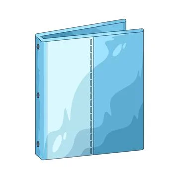 School binder illustration Stock-Illustration