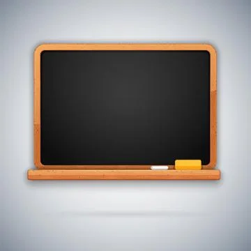 School Blackboard Stock Illustration