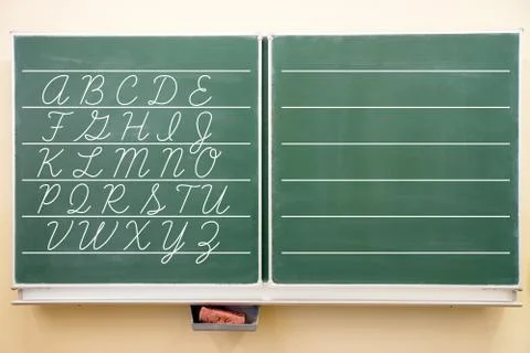 School blackboard Stock Photos