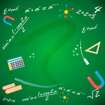 School board. Back to School. Wide copy space for text Stock Illustration