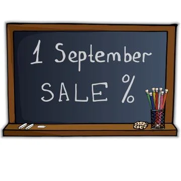 School board background. Vector illustration. Illustrazione stock