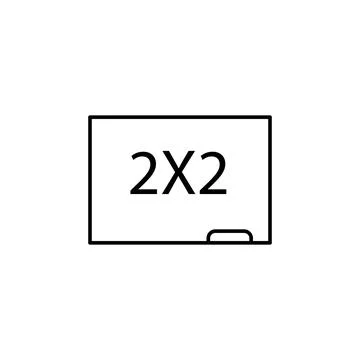 School board with formula icon. Element for mobile concept and web apps. Thin Stock Illustration