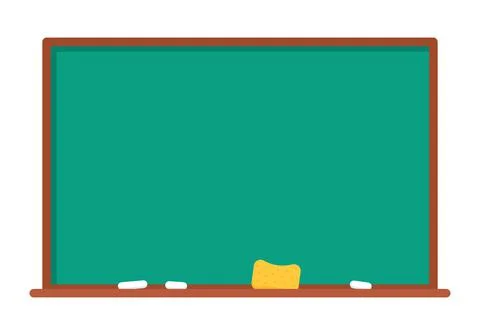 School board isolated on white background Stock Illustration