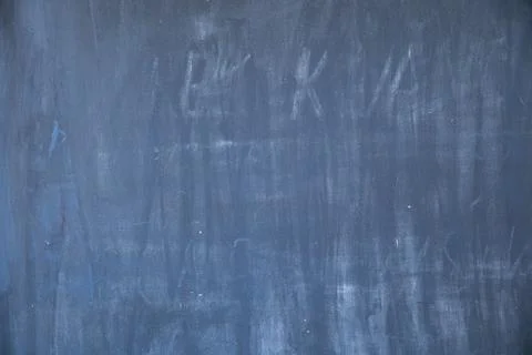 School boards in classes described chalk and wipe with a cloth, ready to use Foto stock