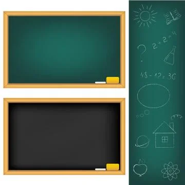 School boards Stock Illustration