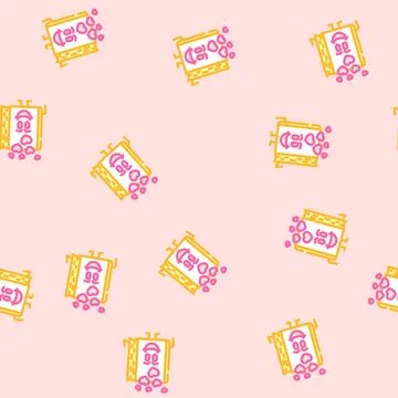 School book character vector seamless pattern 스톡 일러스트