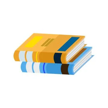 School Book Stack Illustration Illustrazione stock
