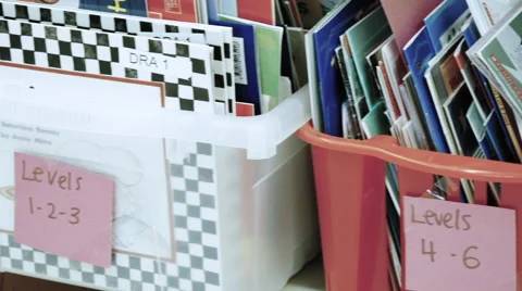 School Books, Pan, Closeup Stock-Footage 59932927