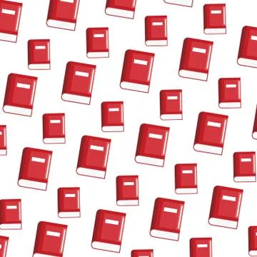 School books pattern background vector illustration Stock Illustration