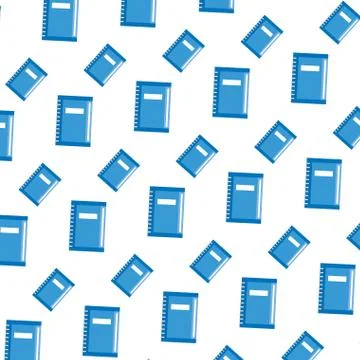 School books pattern background vector illustration Stock Illustration