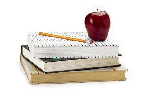 School books Stock Photos