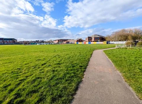 School Boundary Path (11) Stock Photos