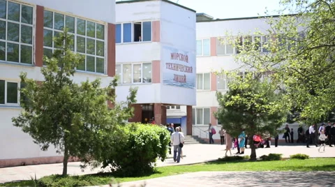 School building Stock Footage 67351644