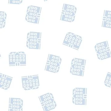 School building glyph icon vector black illustration Ilustración de archivo