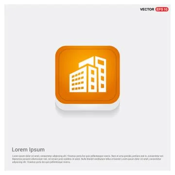 School Building Icon Ilustración de archivo