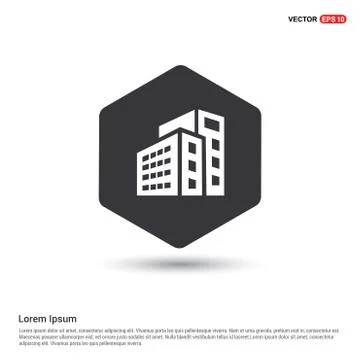 School Building Icon Ilustración de archivo
