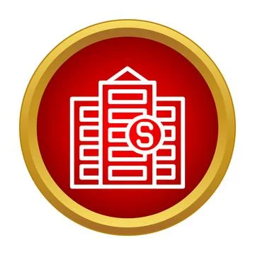 School building icon representing education and learning 스톡 일러스트