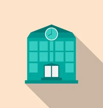 School Building Ilustración de archivo