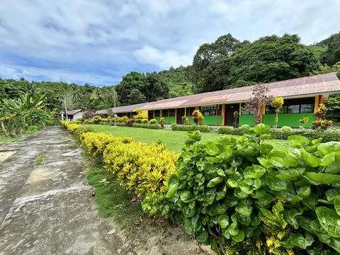 School building in Indonesia Stock Photos