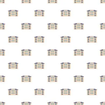 School building pattern representing education and university background イラスト素材