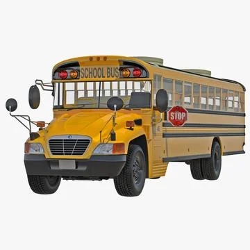 School Bus 2 3D Model
