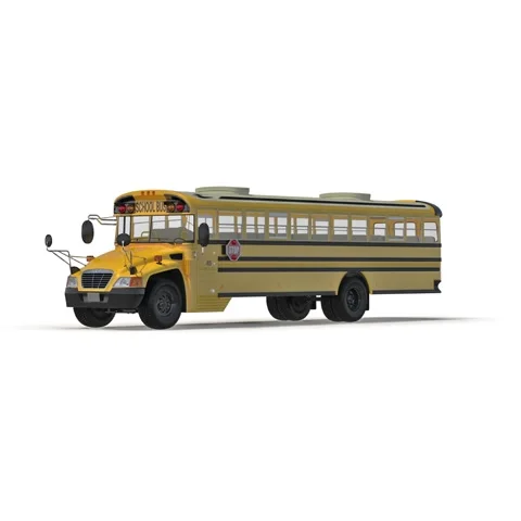 School Bus 2 Rigged Pond Stock Footage 284755261