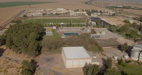 The school bus - Aerial 0010 Stock Footage 113142583
