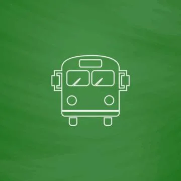 School Bus computer symbol Stock Illustration