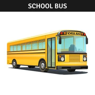 School Bus Design Illustrazione stock