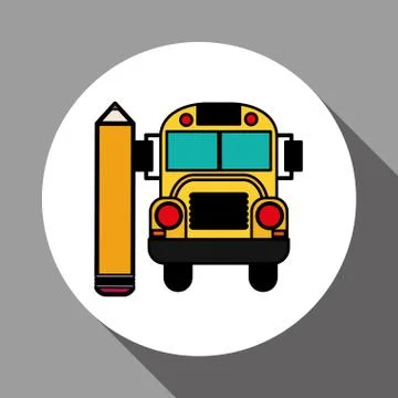 School bus design , vector illustration Stock Illustration