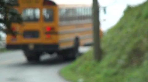 School bus Stock Footage 2895122