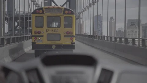 School bus Vídeos de archivo 93642503