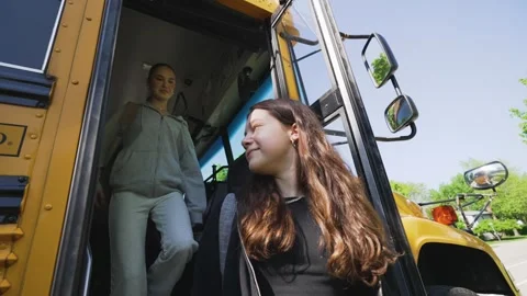 School Bus Stock Footage 275556994