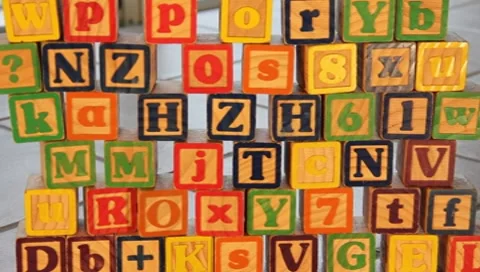 School Bus Hits Block Wall Toys Stock Footage 7727684