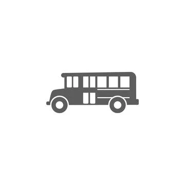School bus icon. Element of education icon. Premium quality graphic design icon Stock Illustration