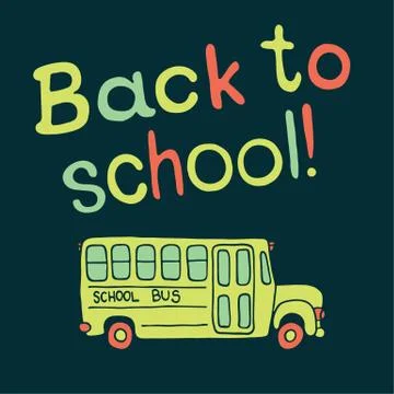 School bus icon. Stock Illustration