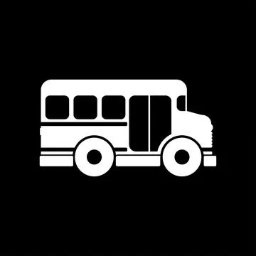 School bus icon. Stock Illustration