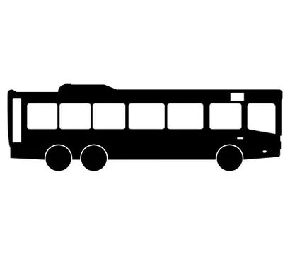 School bus icon on white background Stock Illustration