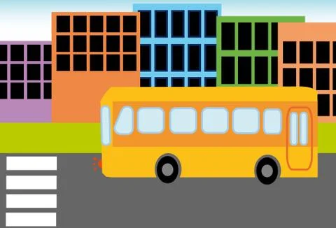 School bus Stock Illustration