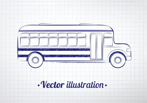 School bus Stock Illustration