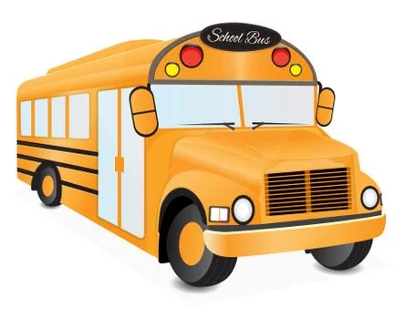 School bus  Stock Illustration