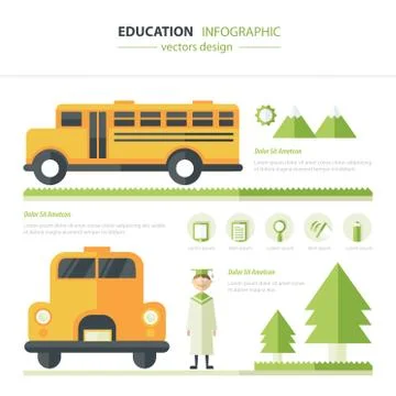 School bus Stock Illustration
