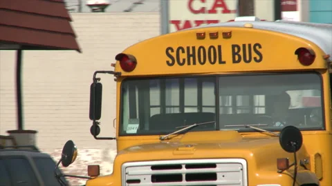 School Bus Los Angeles Stock Footage 161080249