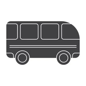 School Bus Silhouette Stock Illustration