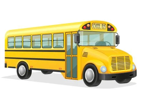 School bus vector illustration Stock Illustration