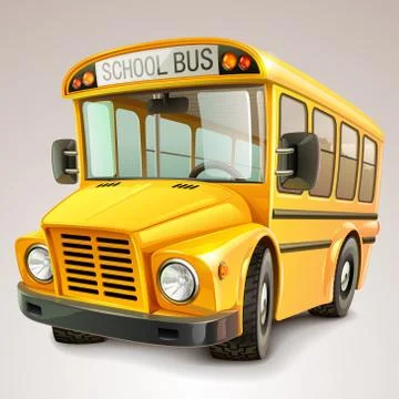 School bus vector illustration Stock Illustration