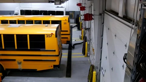 School Buses Stock Footage 188297053