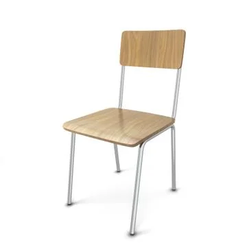 School chair Stock Illustration